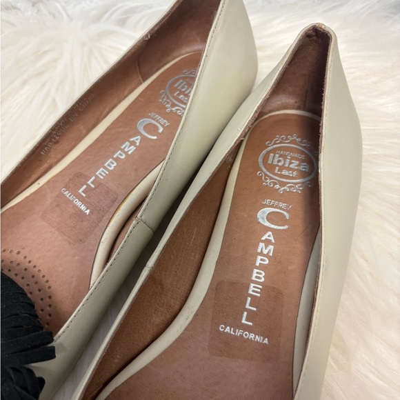 Jeffrey Campbell Leon The Lion Leather Flats Sz 9.5 - Picture 2 of 7